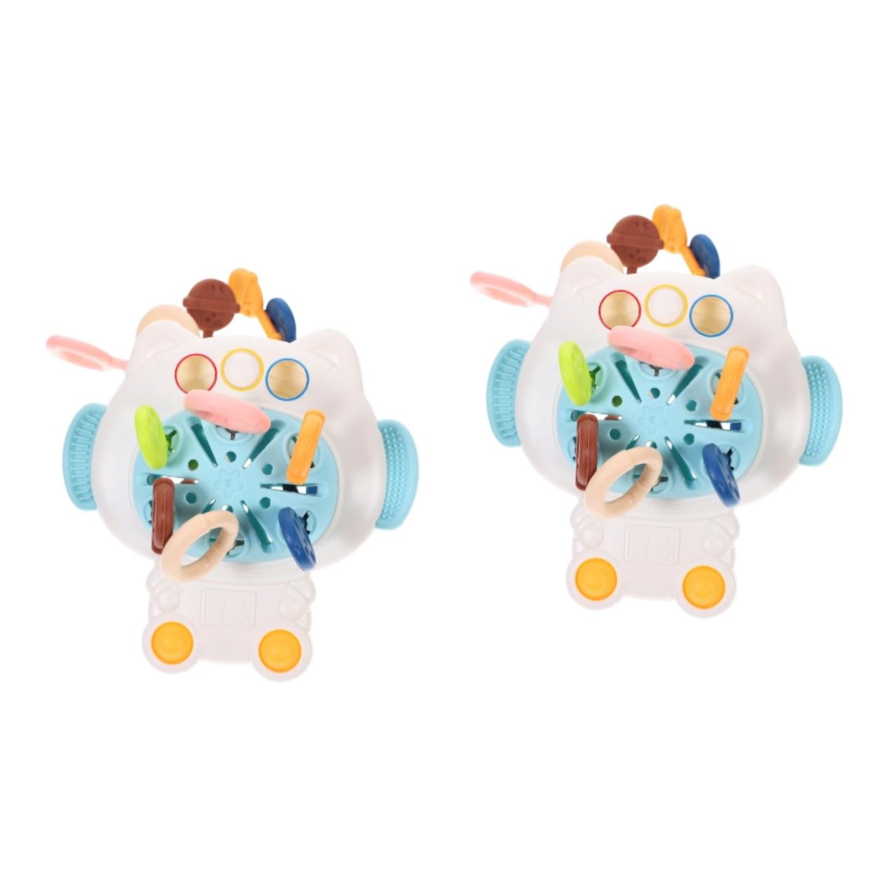 VICASKY 2-Pack Drawstring Bath Toys for Kids - Sensory & Calming Plastic Water Play Toys for Toddlers | Bathtub Fun, Pool Time & Stress Relief Play