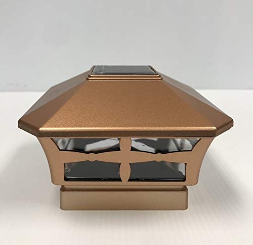 10 Pack Solar Powered Copper LED Outdoor Garden Lights - 4