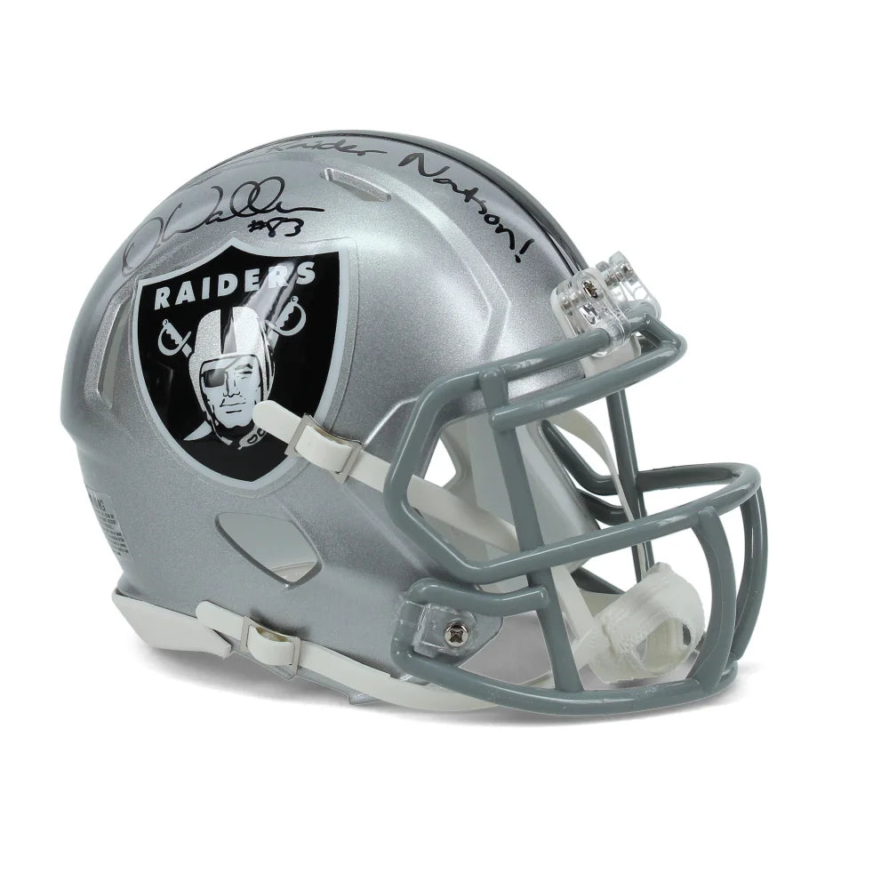 Darren Waller Autographed Las Vegas Raiders Mini Helmet with 