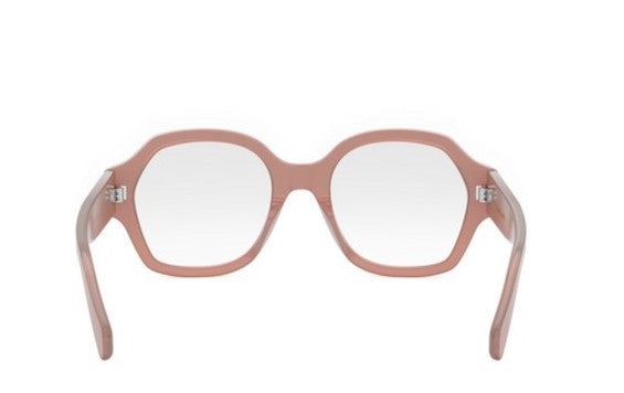 Celine TRIOMPHE CL50134I 074 Pink Geometric Women's Eyeglasses - Stylish Designer Frames for Women, UV Protection, Lightweight & Comfortable - Perfect for Work, Reading, and Fashion Accessories