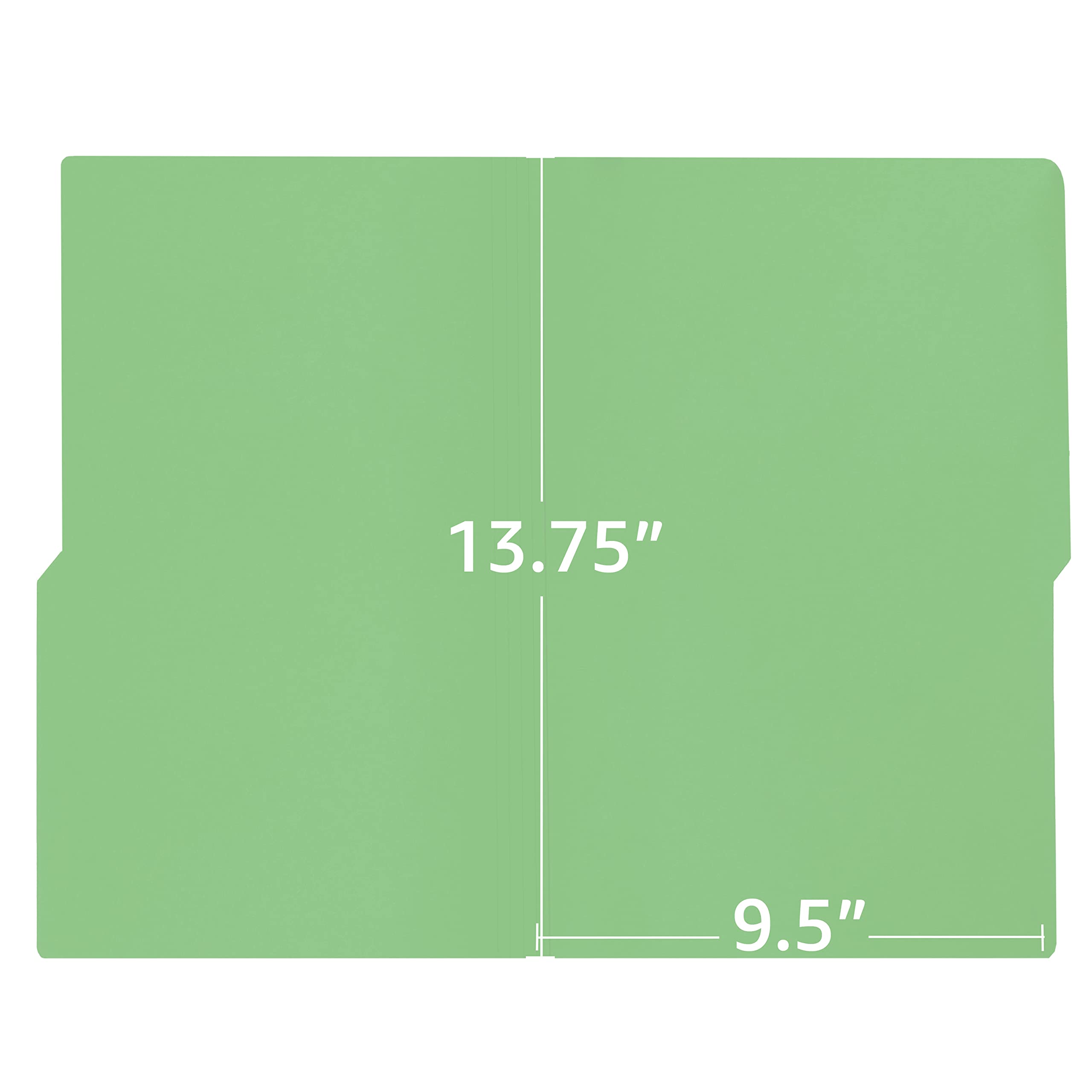 uBoxes Legal Folders - 100 Pack (4 Boxes of 25) - Green Letter Size File Folders for Office, Court & Document Organization | Perfect for Lawyers, Paralegals & Legal Professionals