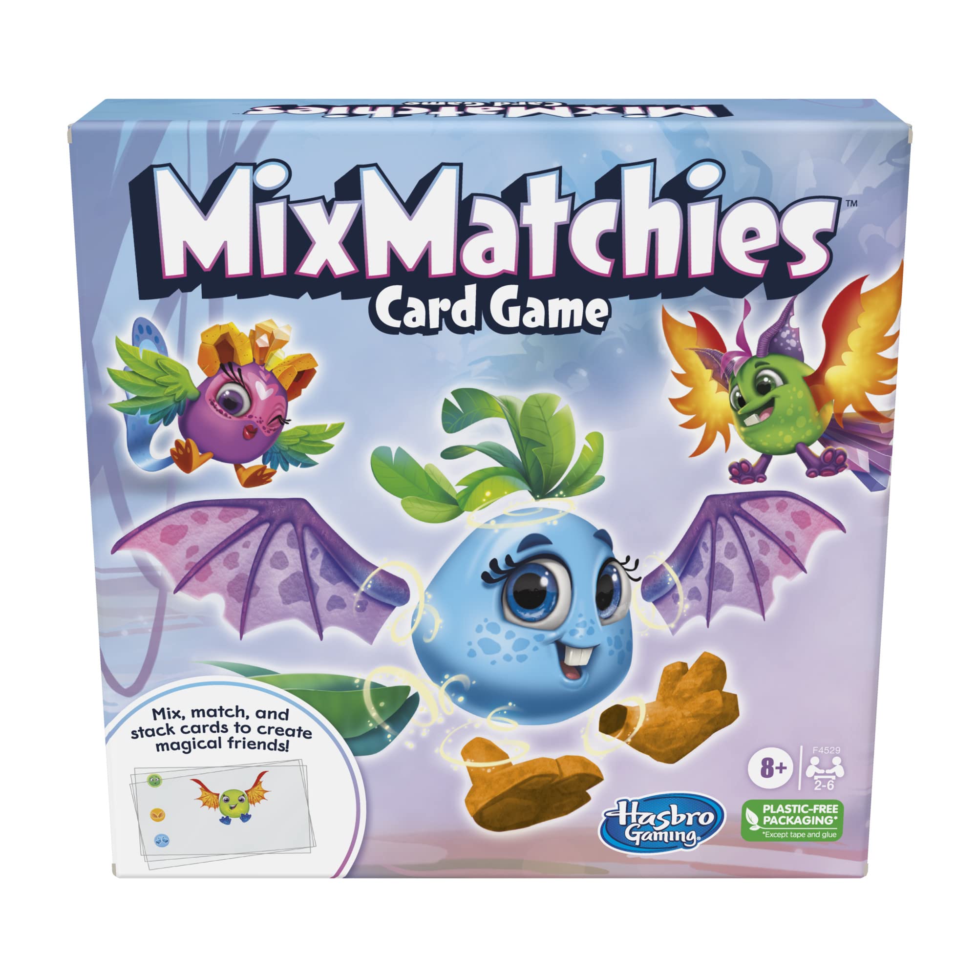Hasbro Gaming MixMatchies Card Game - Fun Family & Kids Matching Game for Ages 8+, 2-6 Players - Perfect for Birthday Parties, Travel & Family Game Nights