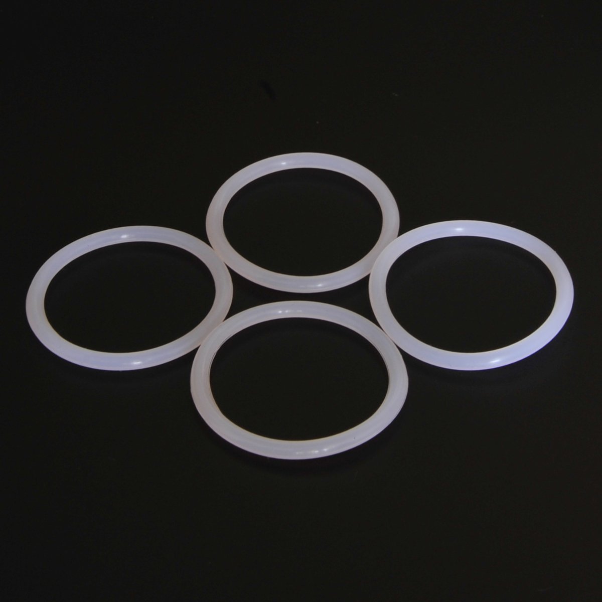 2pcs 42mm Silicone Tube Dampers O-Rings for KT88/6550/KT66 Vacuum Tubes - Reduce Microphonics & Vibration in Guitar Amps & Hi-Fi Audio Systems