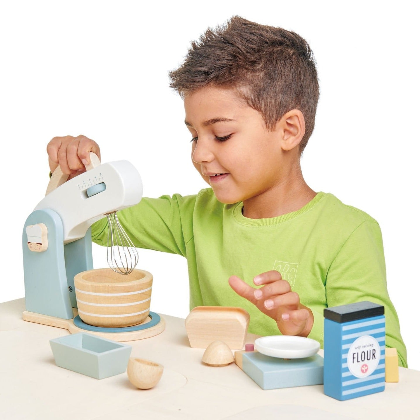 Mini Chef Home Baking Set for Kids - 12-Piece Baking Tools Kit for Cookies, Cakes & Cupcakes - Perfect for Birthday Gifts & Family Baking Activities