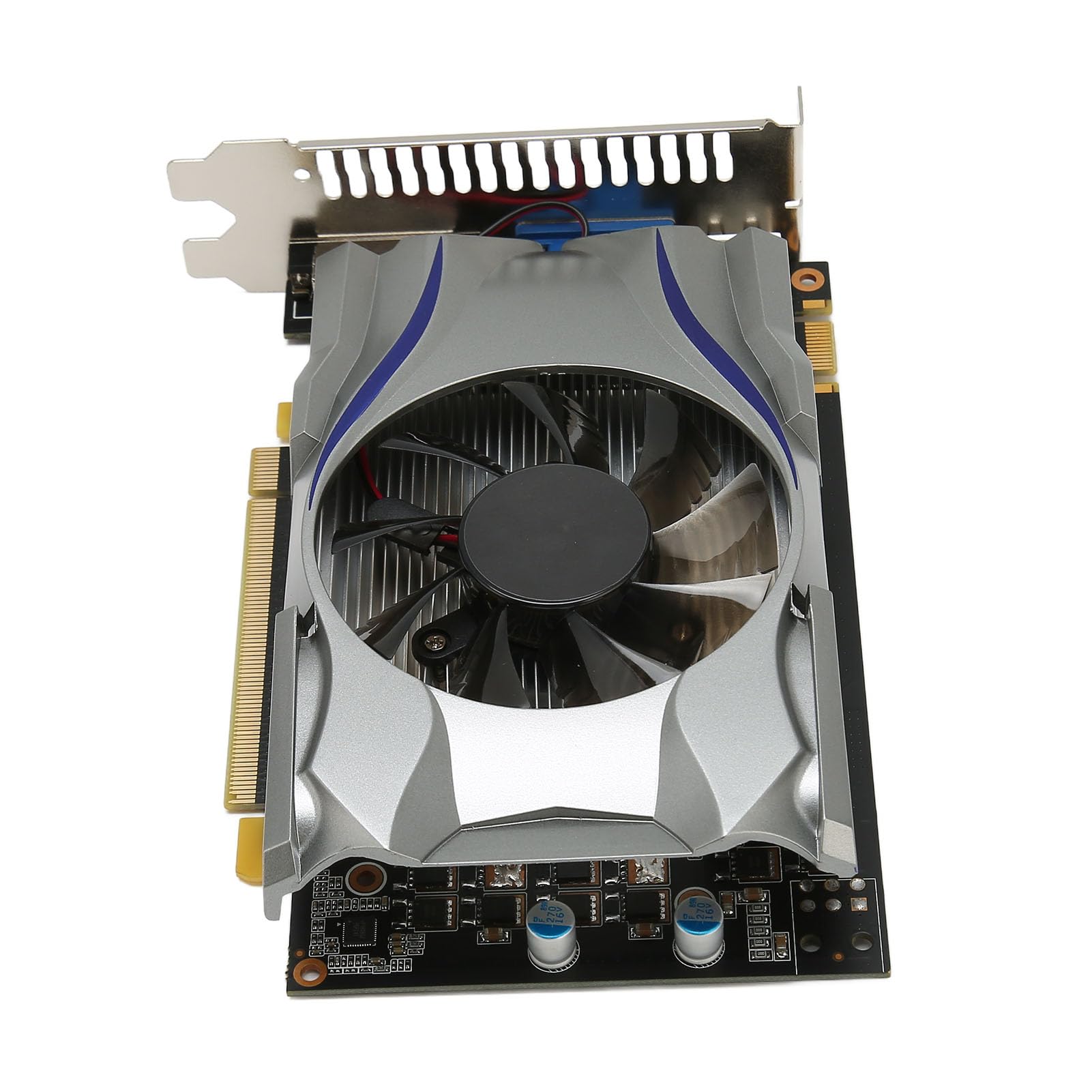 Yctze 2GB GDDR5 Gaming Graphics Card with 128BIT Memory, 192 CUDA Cores & 32 Texture Units | 3200MHz Memory Frequency | Single Fan Cooling | DirectX11 Support | DVI VGA HD Interface for PC Gaming, Video Editing & 3D Rendering