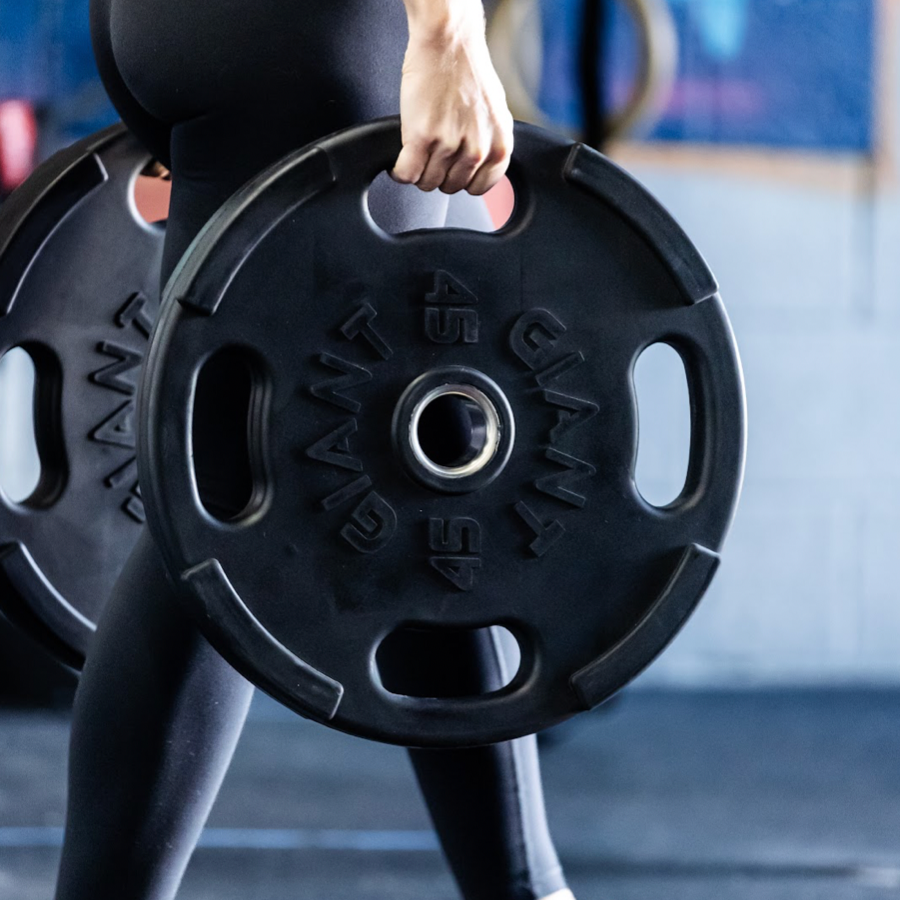 Premium Olympic Rubber Grip Weight Plates - Heavy Duty Gym Equipment for CrossFit, Powerlifting & Home Workouts