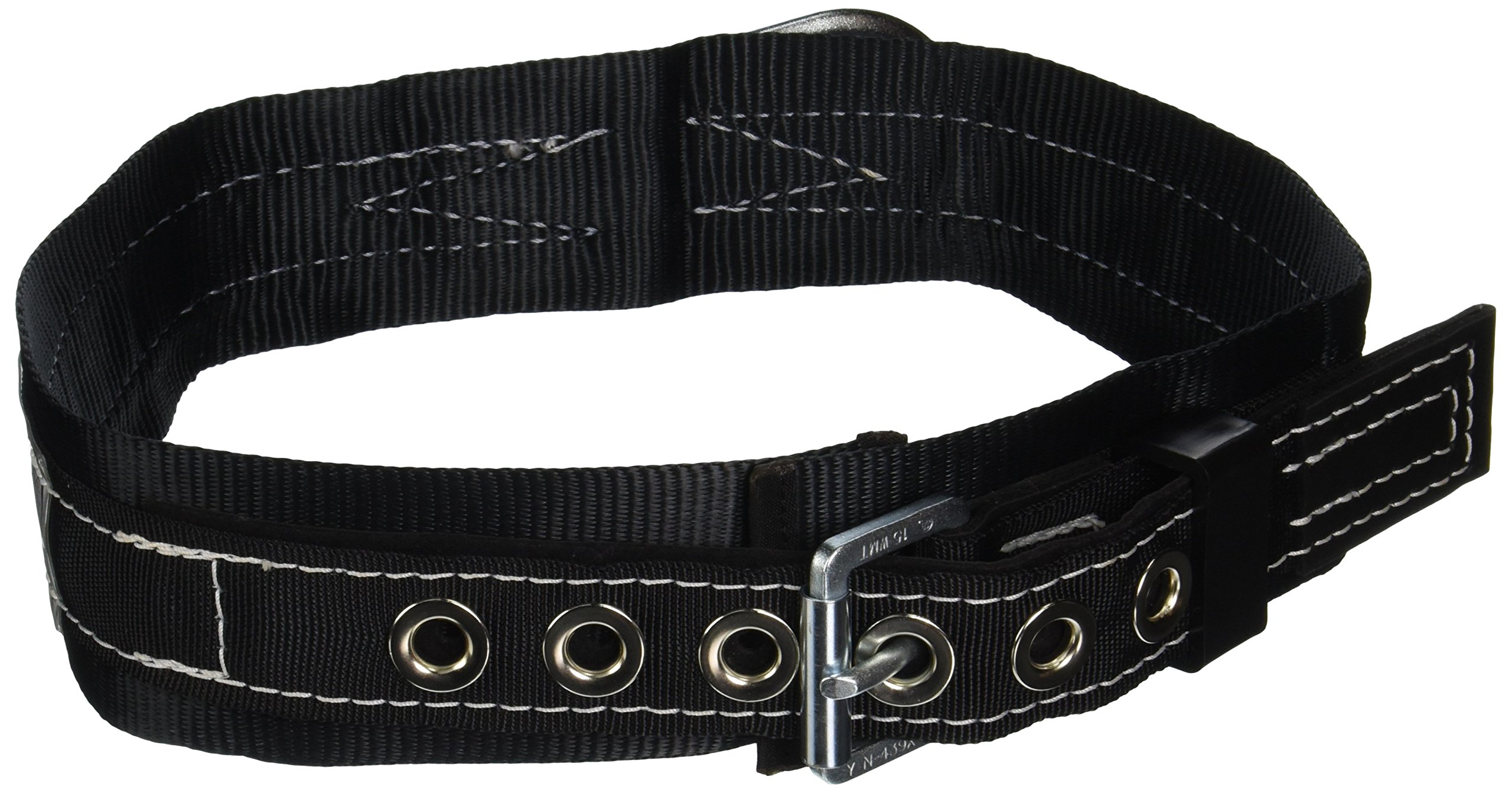 Honeywell Miller Single D-Ring Safety Harness with 3-Inch Padded Back Support - Medium (3NA/MBK) Black - Ideal for Construction, Roofing & Fall Protection Work