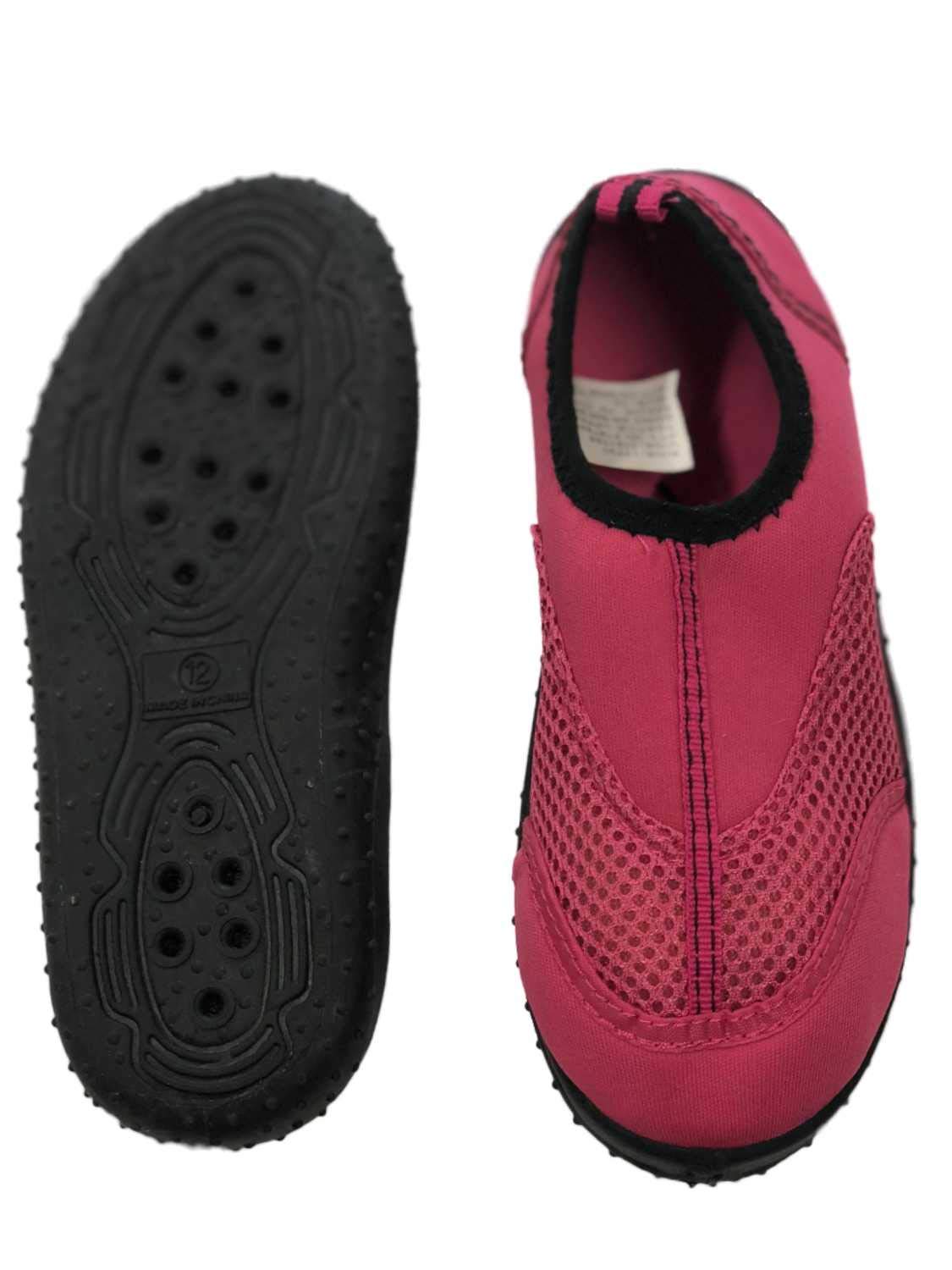 Girls Hot Pink Water Shoes - Quick-Dry Aqua Socks for Beach, Pool & Water Sports | Non-Slip Sole for Swimming, Surfing & Outdoor Activities