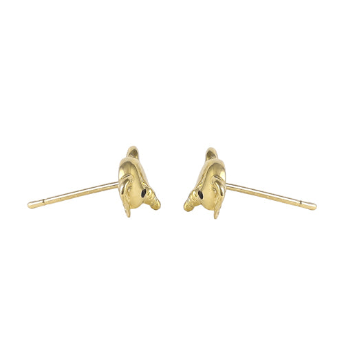 14K Solid Gold Elephant Head Stud Earrings for Women - Elegant & Dainty Jewelry Gift for Birthday, Anniversary - Perfect for Casual Wear, Date Night & Special Occasions