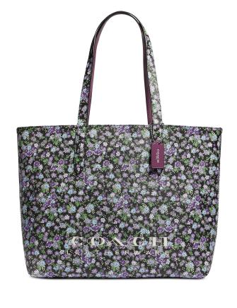 Coach Floral Highline Tote Bag for Women - Stylish Designer Handbag with Floral Print, Perfect for Work, Travel & Everyday Use