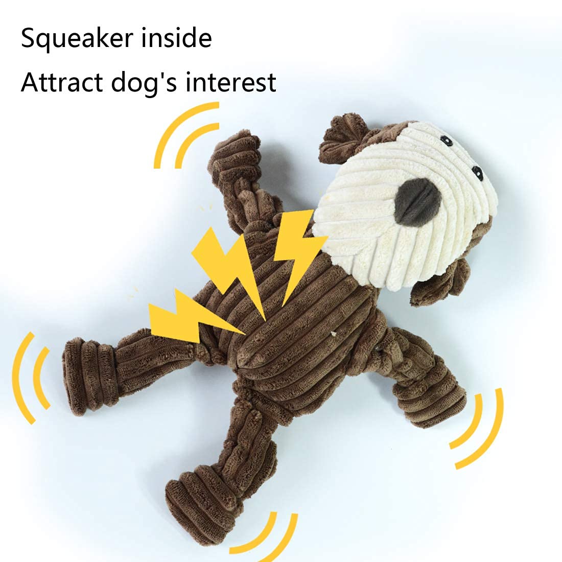Durable Squeaky Plush Dog Toys - Super Soft Chew Toys for Small & Medium Dogs | Fun Interactive Play for Puppies & Adult Dogs | Perfect for Indoor Playtime, Training Rewards & Cuddle Time