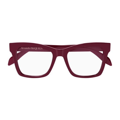 Alexander McQueen AM0388O Designer Eyeglasses for Women & Men - Stylish & Lightweight Frame for Everyday Wear, Work, and Fashion Events