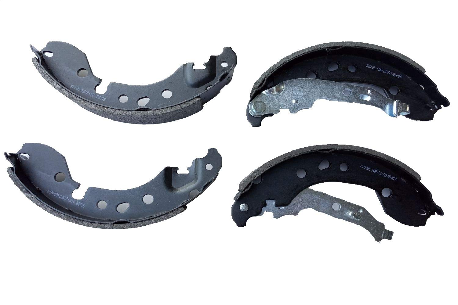 Power Stop B1092L Autospecialty Rear Brake Shoes for Smart EQ Fortwo 2019 & Smart Fortwo 2016-2018 - Perfect Fit Replacement Brake Pads for City Commuting and Urban Driving