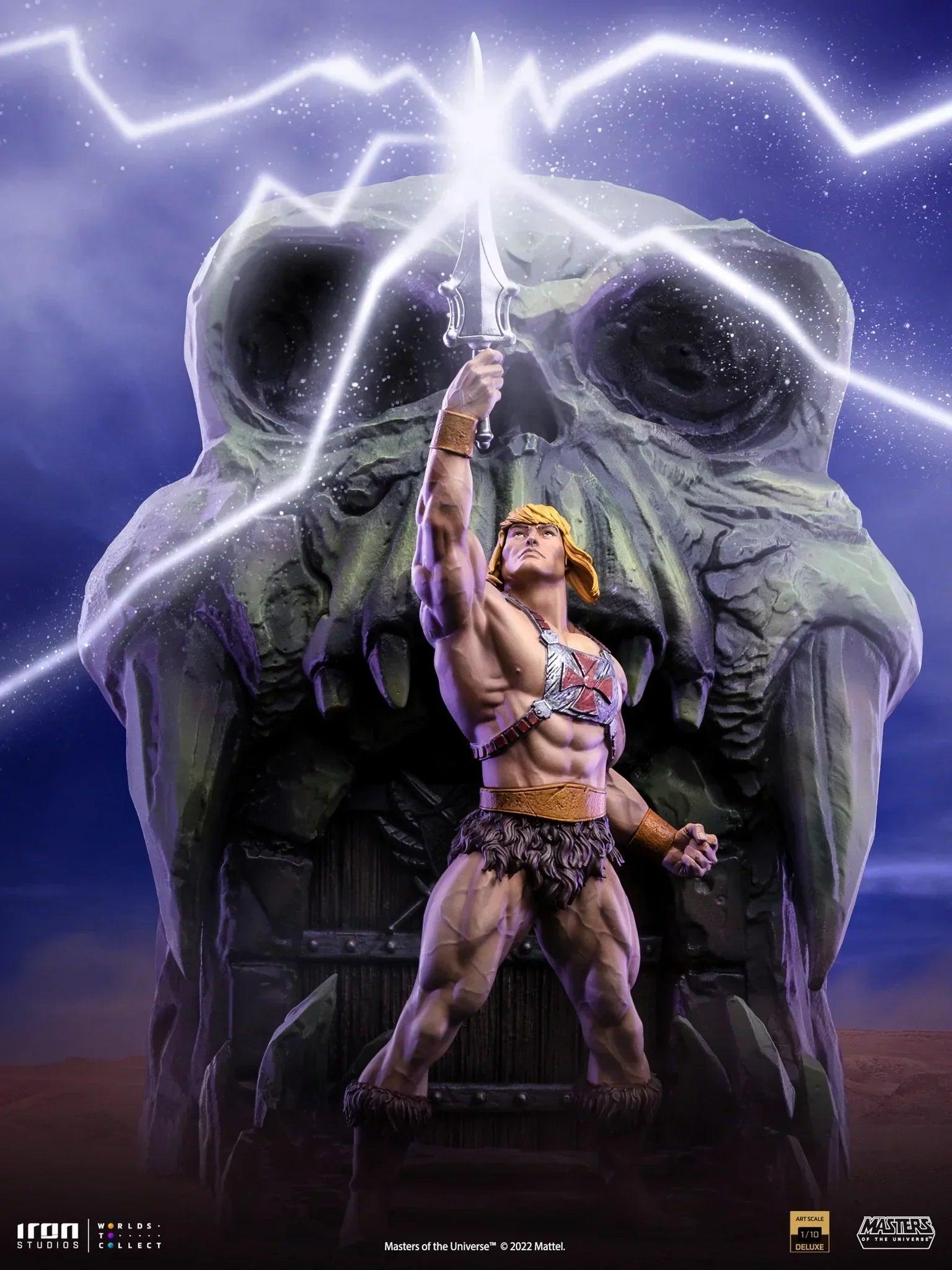 Iron Studios Masters of the Universe He-Man Deluxe BDS Art Scale 1/10 Statue - Collectible Action Figure for Display & Home Decor, Perfect for Fans & Gift Giving