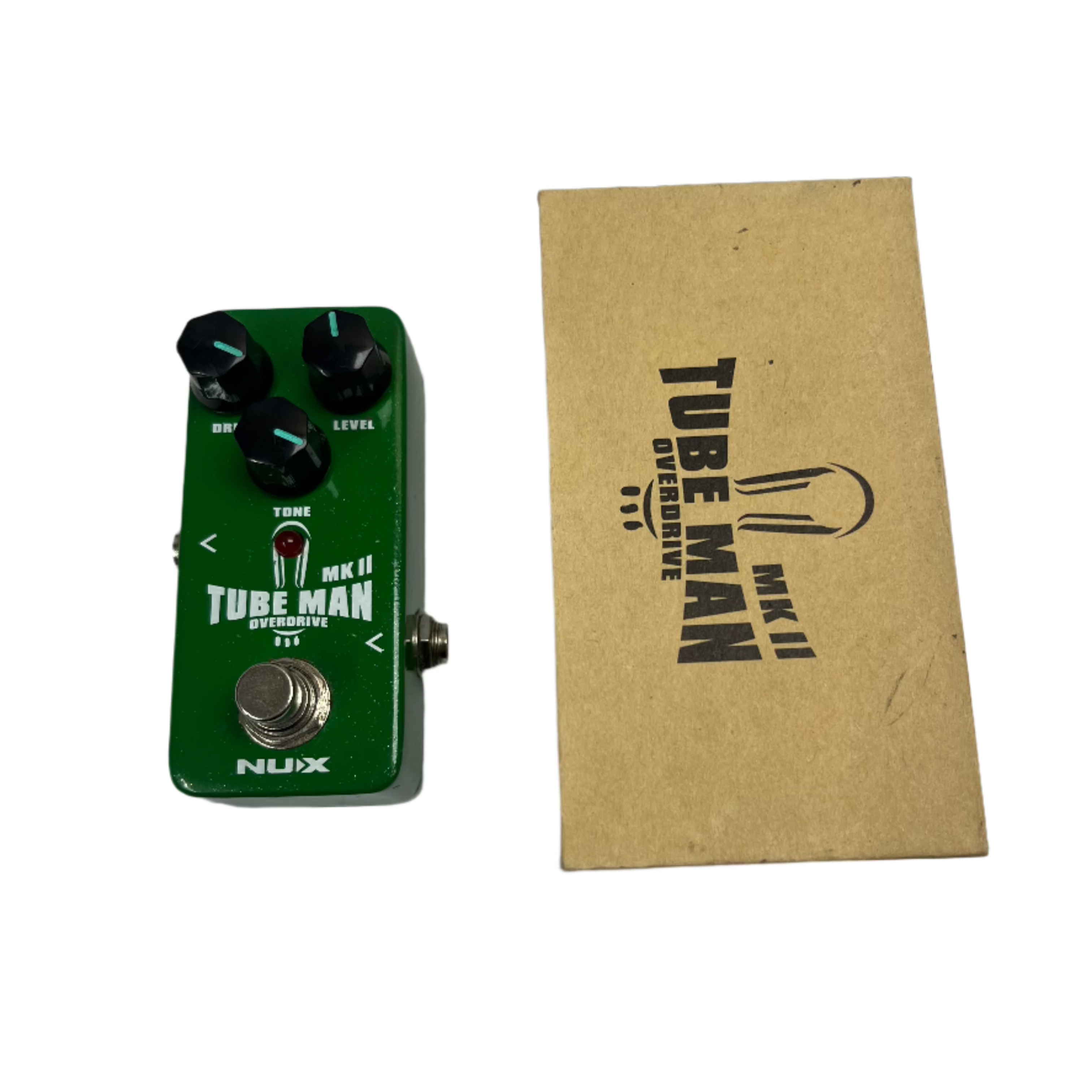 Nux Mini Core Tubeman Overdrive Mk II Guitar Effects Pedal - Professional Overdrive & Tube Sound for Electric Guitar, Perfect for Live Performances & Studio Recording