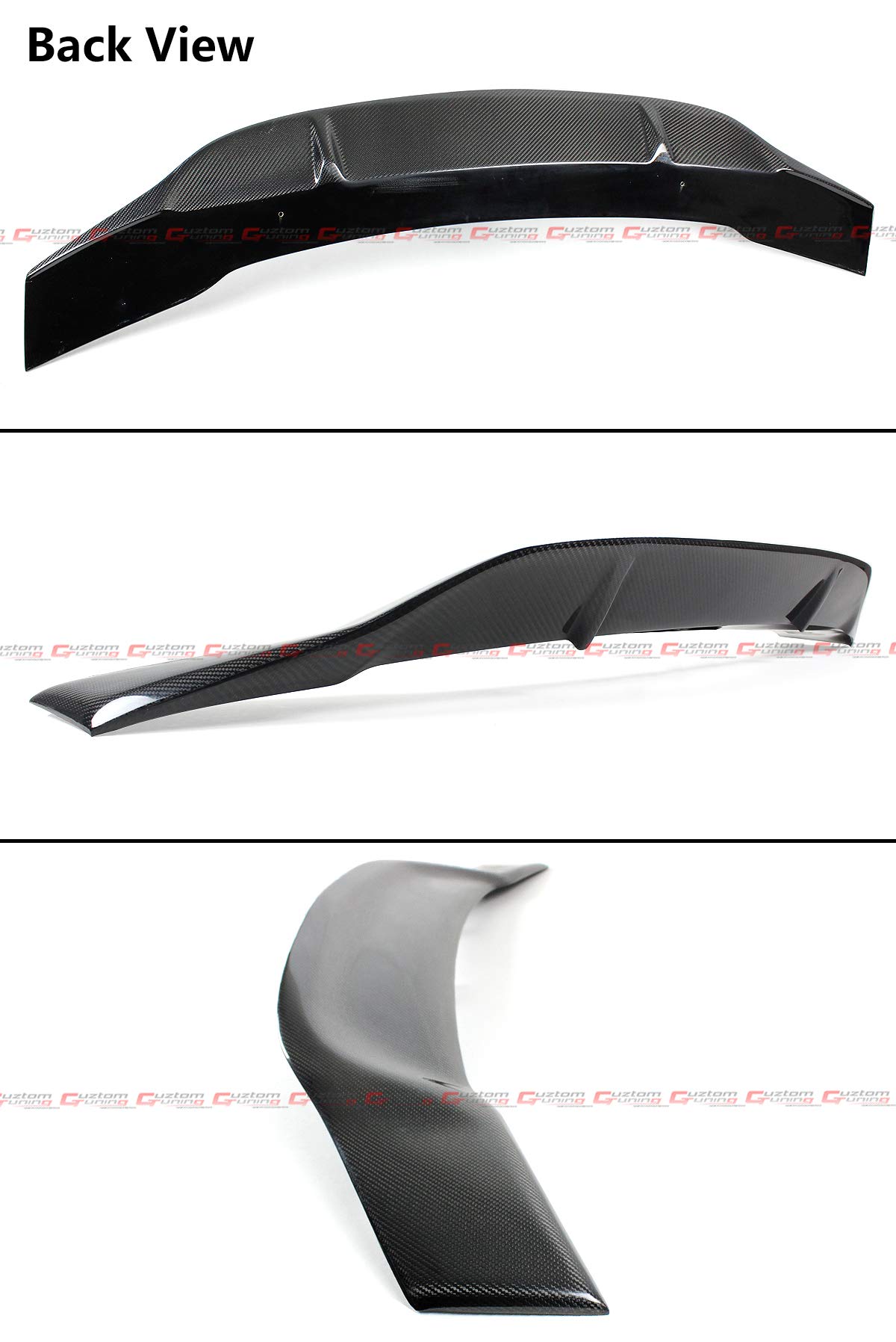 Carbon Fiber Duckbill Highkick Trunk Spoiler Wing for 2008-2014 Mercedes Benz W204 C250 C300 C63 AMG C-Class Sedan - Lightweight Aerodynamic Upgrade for Enhanced Sporty Style & Performance