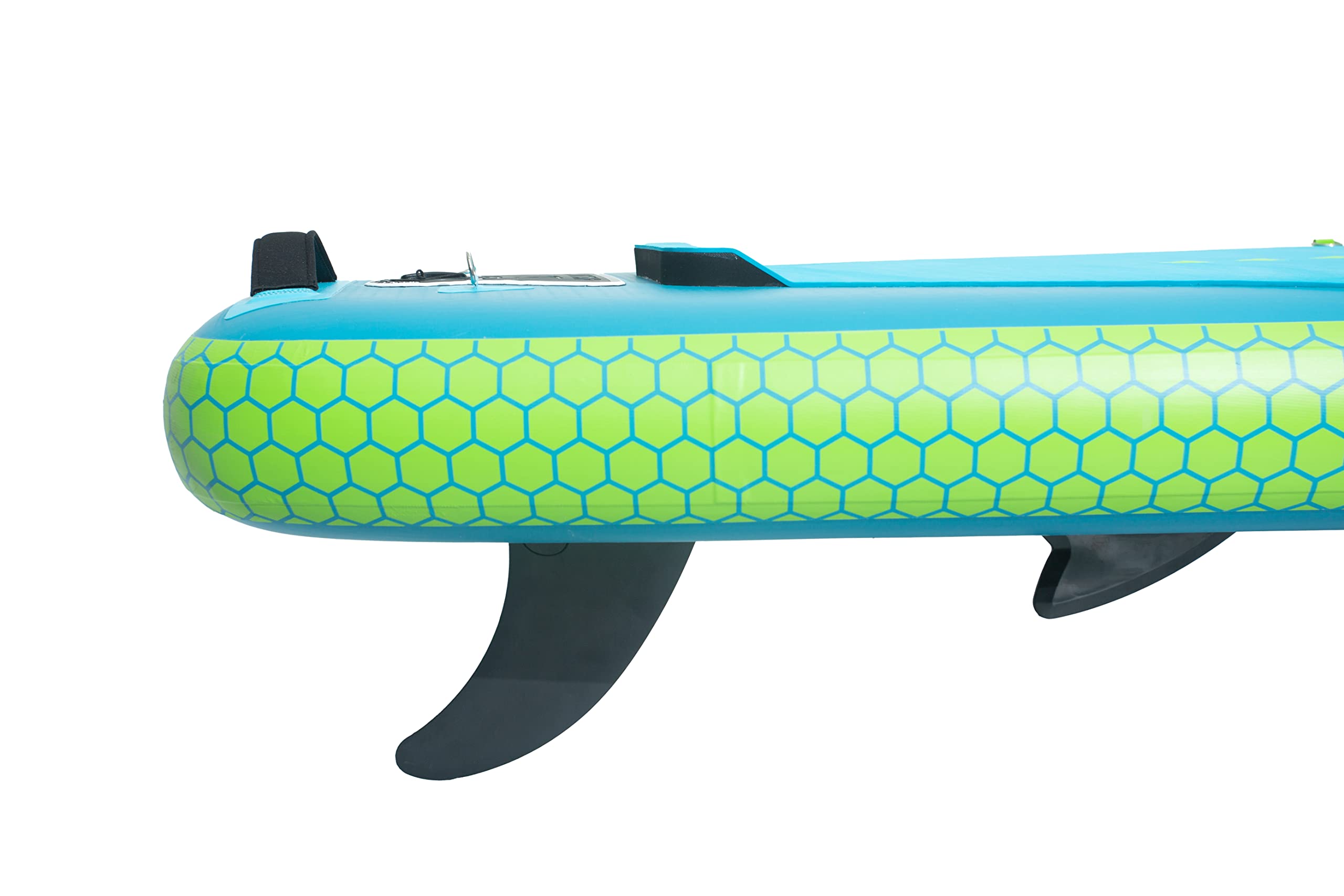 WATTSUP Pike 11'6 Inflatable Kayak with Paddle - 15cm Thickness Drop-Stitch Construction - Rigid & Durable - 150kg Capacity - Perfect for Fishing, Camping & Water Adventures