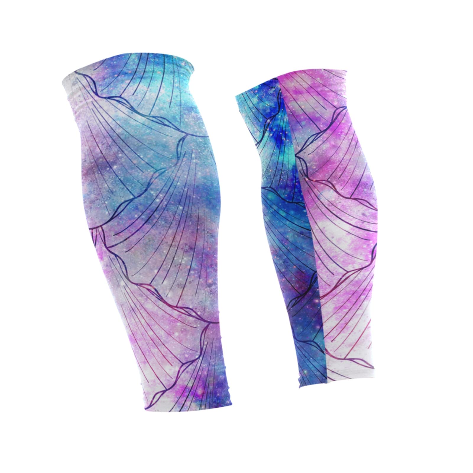 Oyihfvs 1 Pair Knee Compression Sleeves - Breathable Non-Slip Leg Guards for Running, Basketball & Workout - Knee Support for Men & Women