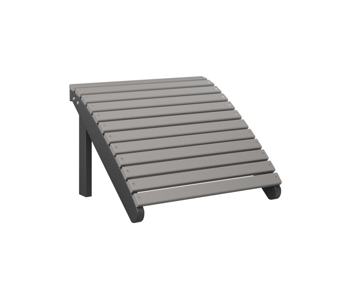Berlin Gardens Adirondack Footstool - Outdoor Patio Furniture, Durable Weather-Resistant Wooden Ottoman for Deck, Garden & Poolside Relaxation