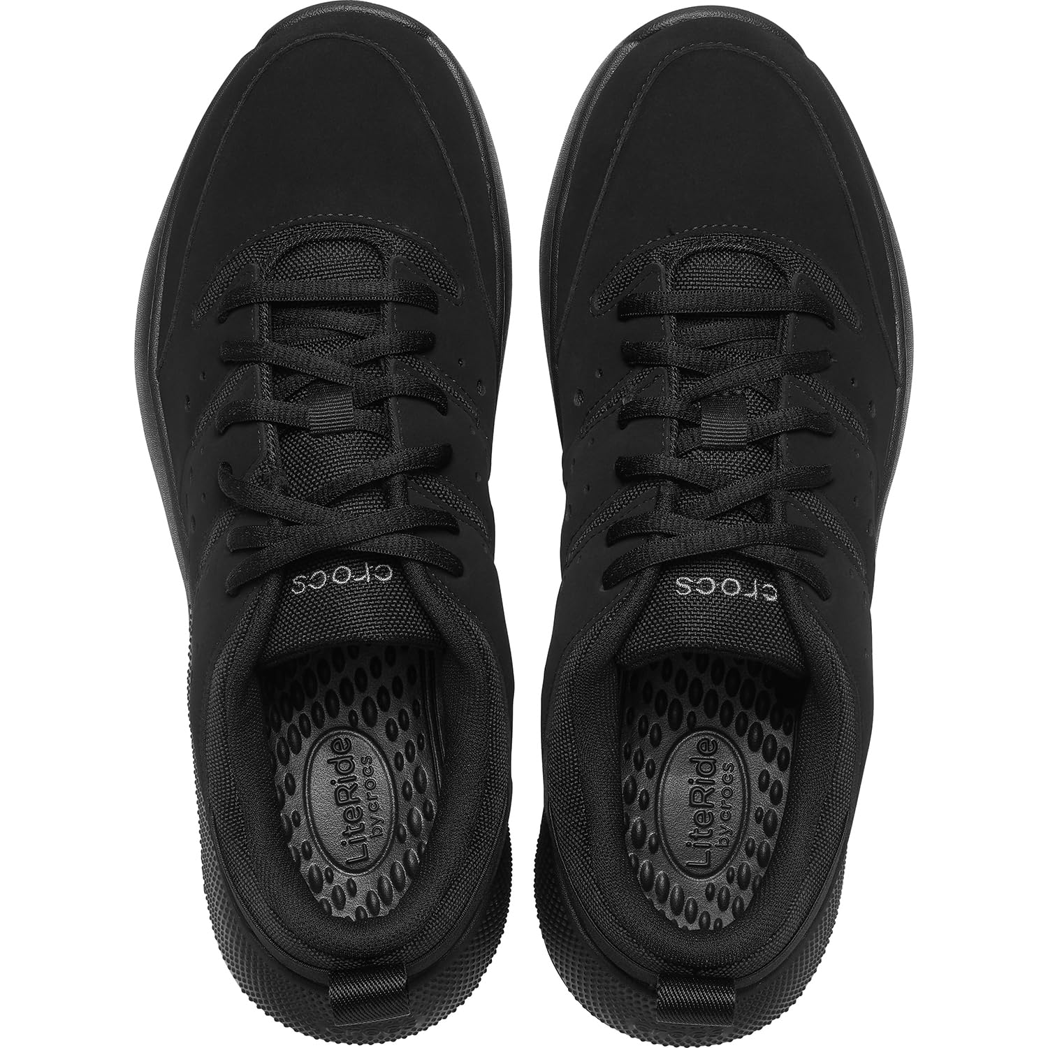 Crocs Men's On The Clock Slip Resistant Work Sneakers - Non-Slip Comfort Shoes for Restaurant, Hospital & Warehouse Workers