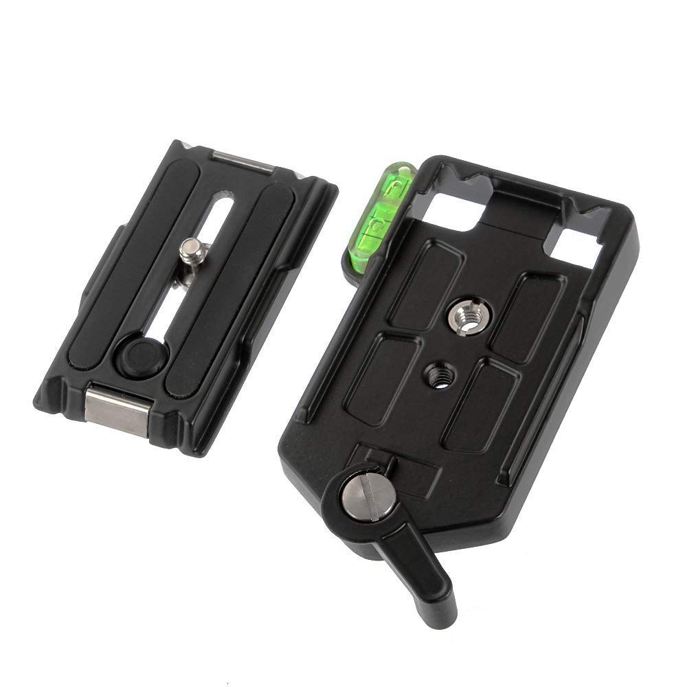 Quick Release QR Plate Adapter for DSLR Camera - Aluminum Alloy QRA-635L with 1/4