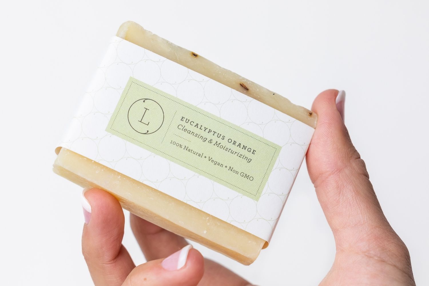2 Pack Eucalyptus Natural Handmade Soap Bars - Cold Process, Vegan, Organic for Sensitive Skin - Refreshing Aromatherapy Shower & Bath Soap for Spa, Gift, Home Use