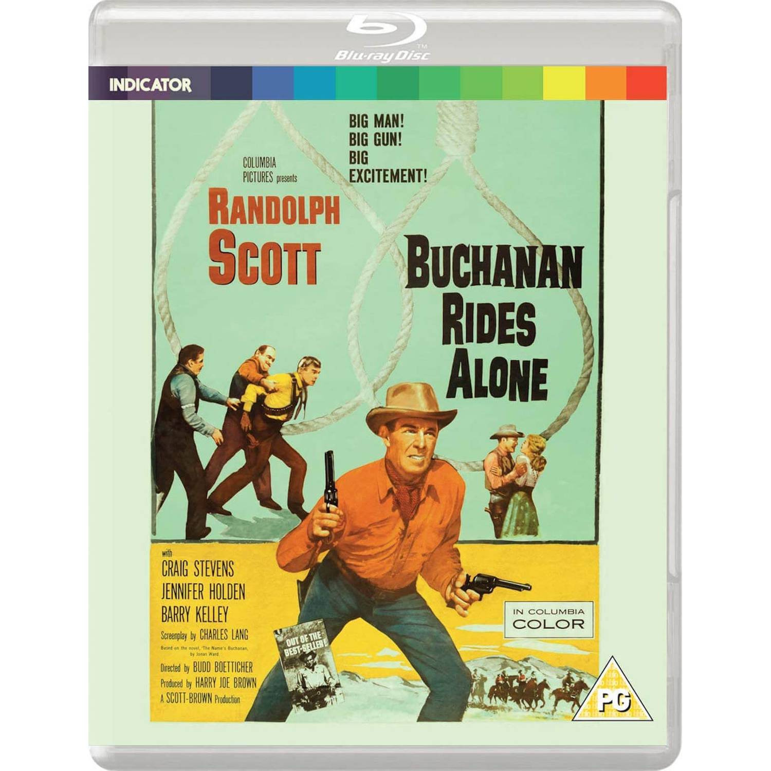 Buchanan Rides Alone Blu-ray | Classic Western Movie | High Definition | Perfect for Movie Nights & Western Film Collections