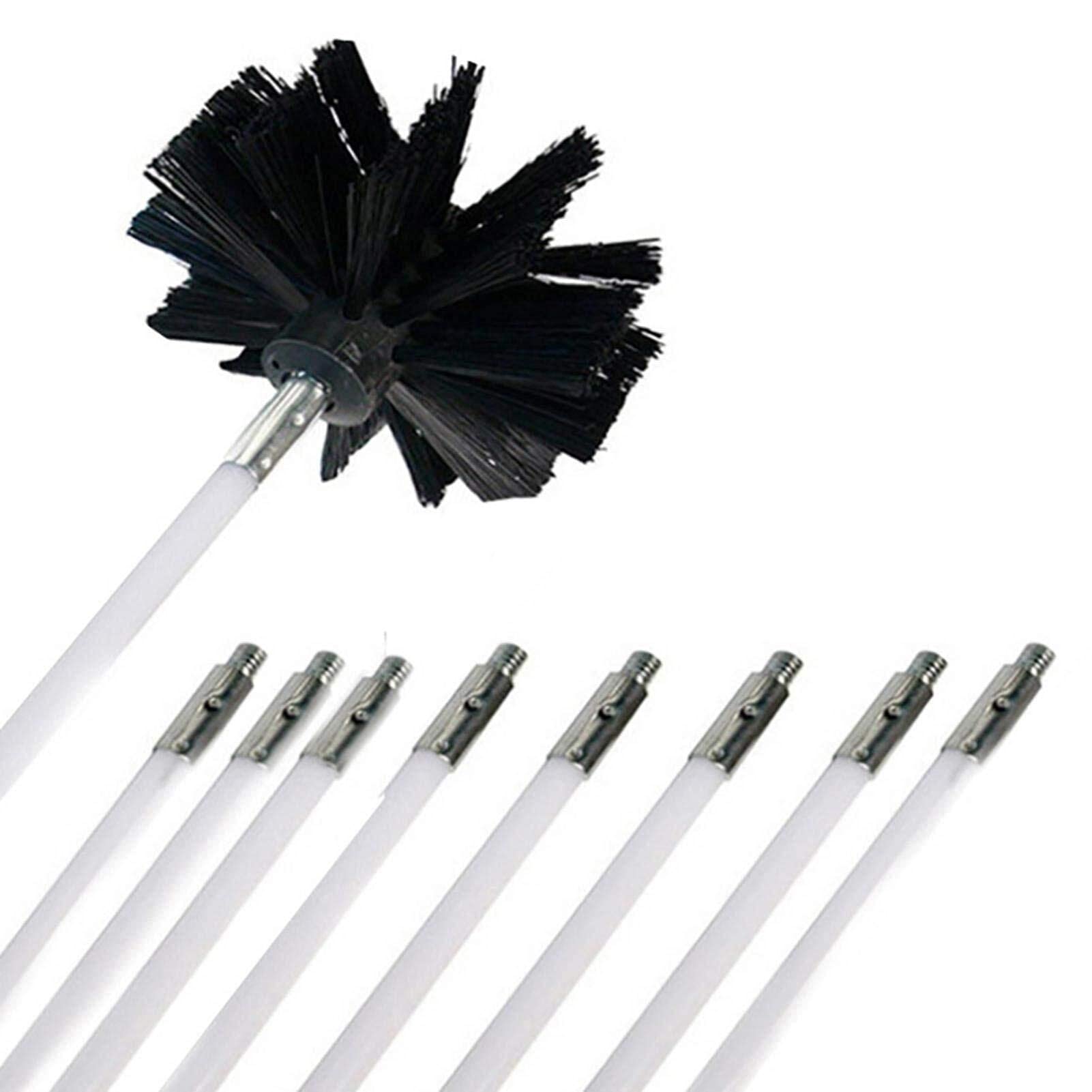 Chimney Sweep Kit with 9 Rods (610mm) for Efficient Fireplace Cleaning