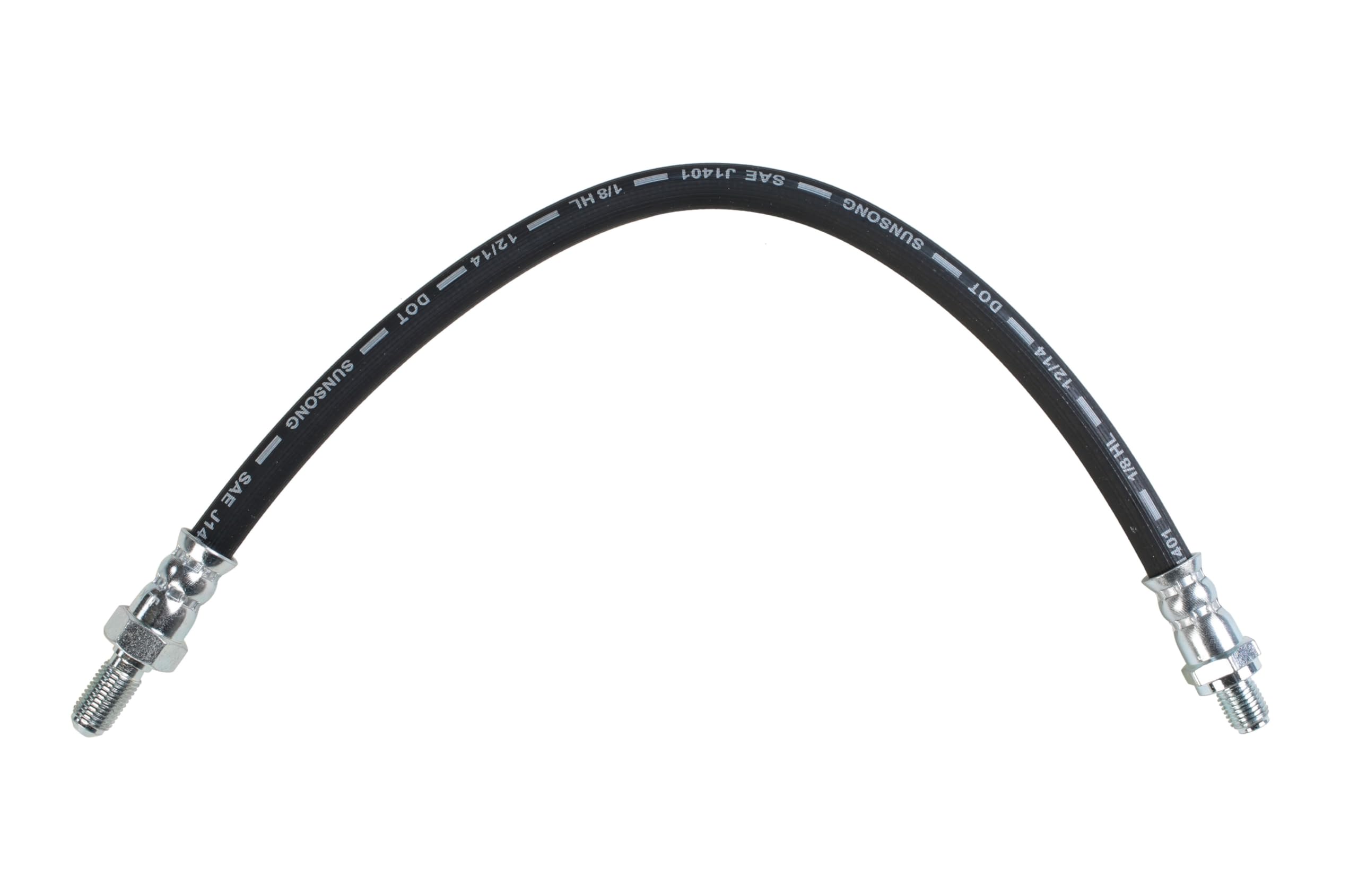 Sunsong 2203116 Brake Hydraulic Hose - High Performance Replacement Hose for Cars, Trucks & SUVs - Durable DOT Approved Brake Line for Safe Stopping - Perfect for Off-Roading, Towing & Daily Driving
