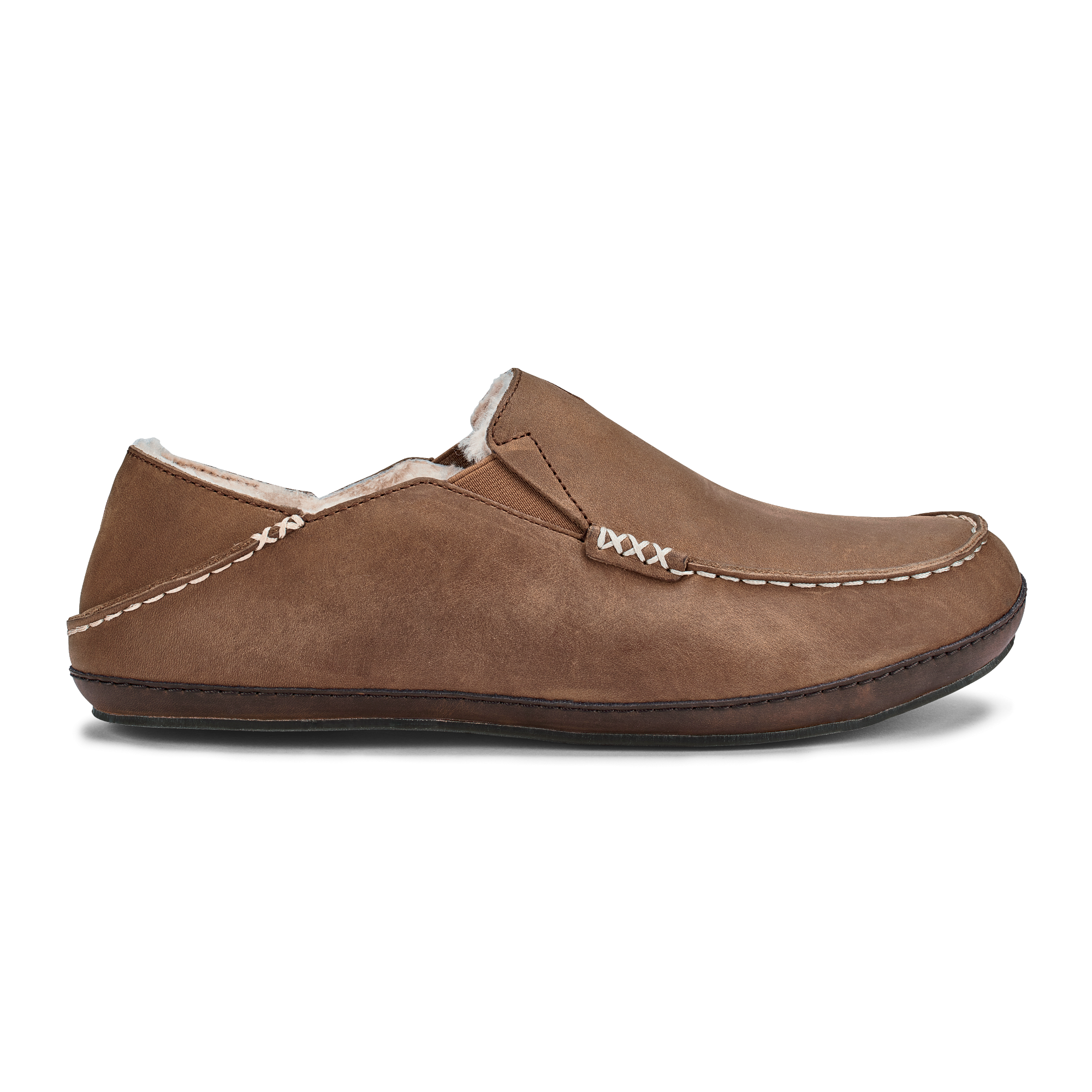 Comfortable MoloÄ Slippers in Toffee & Dark Wood Colors - Cozy House Shoes for Indoor Relaxation & Lounge Wear