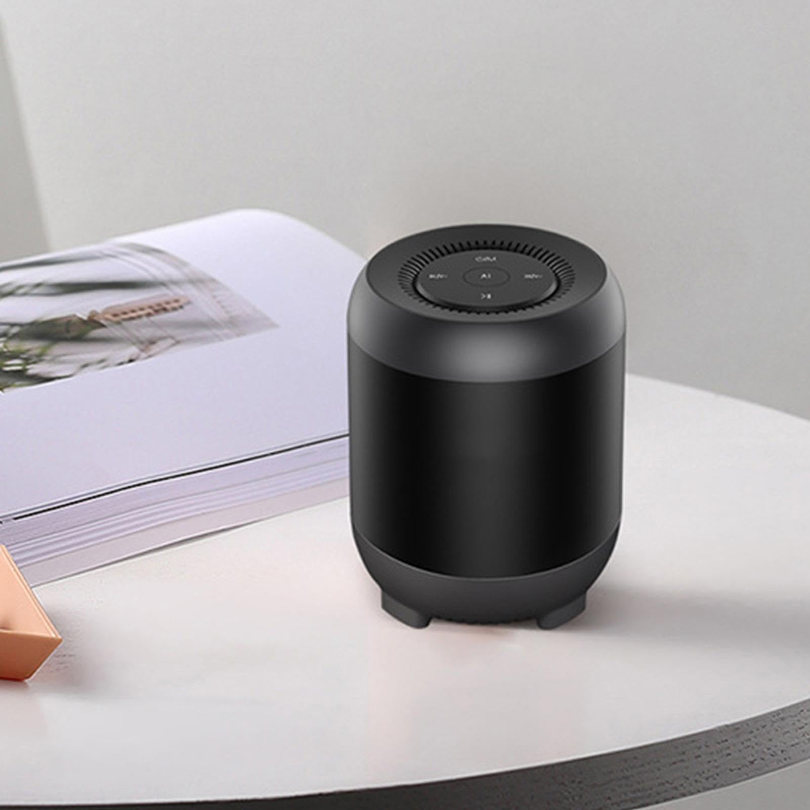 Smart Desk Speaker with Subwoofer - Voice Control & Memory Card Function - Desktop Sound Control Speaker for Office, Home, Camping - Perfect for Work, Music & Outdoor Entertainment