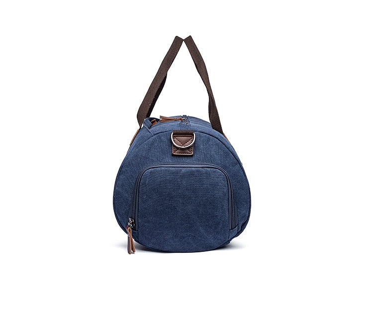 Lugano Canvas Weekender Bag - Durable Travel Duffle Bag for Men & Women | Perfect for Weekend Getaways, Gym, Work & Overnight Trips
