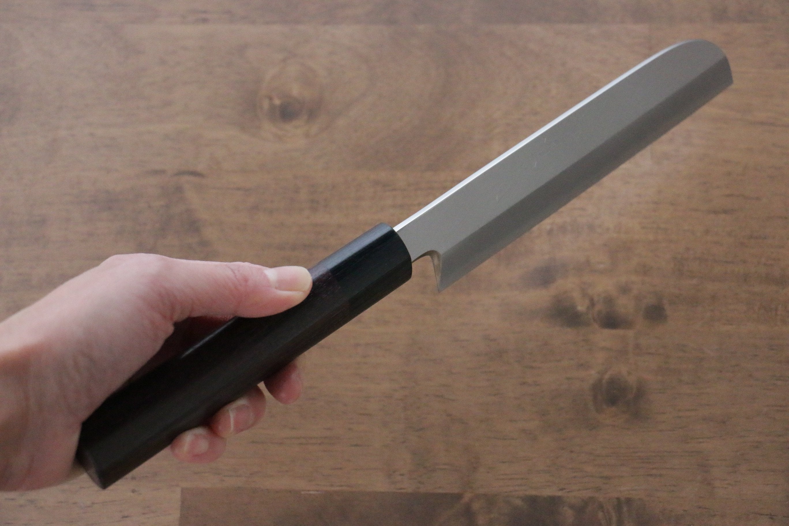 Premium Jikko Silver Steel No.3 Kamagata Usuba Japanese Chef Knife - 165mm with Elegant Shitan Handle - Perfect for Sushi, Vegetables & Precision Cutting