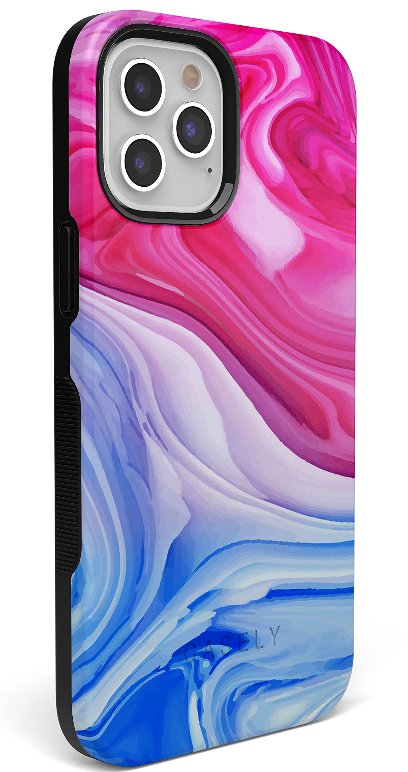 Casely iPhone 11 Pro Max Case - Stylish Marble Swirl Design for Land & Sea | Protective Phone Cover for Everyday Use, Travel & Outdoor Adventures