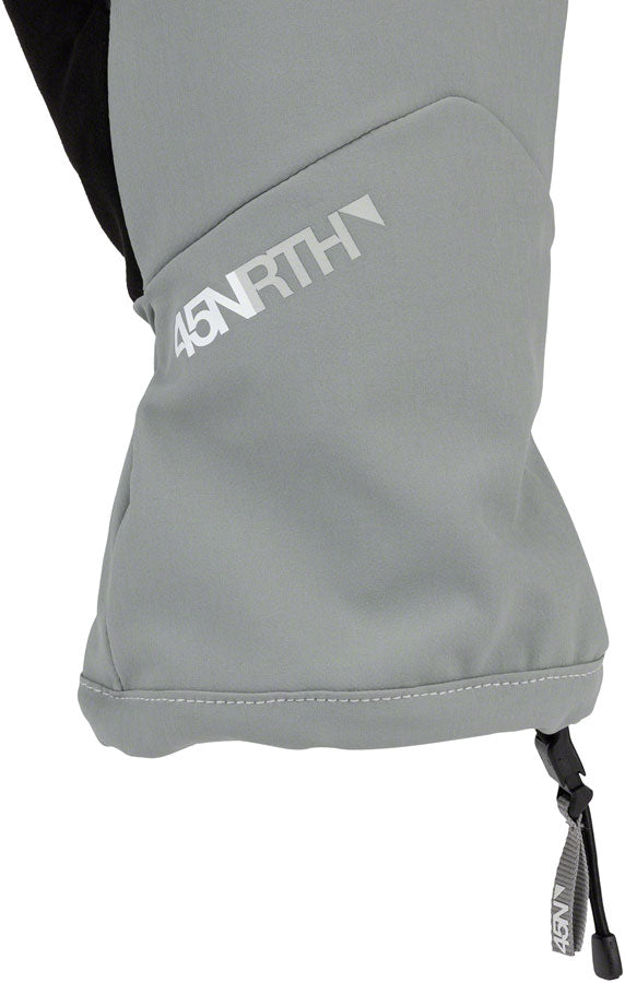 45NRTH 2024 Sturmfist 4 Gloves - Lobster Style Winter Cycling Gloves for Extreme Cold Weather, Glacial Grey, Small - Perfect for Biking, Snowmobiling & Outdoor Winter Sports