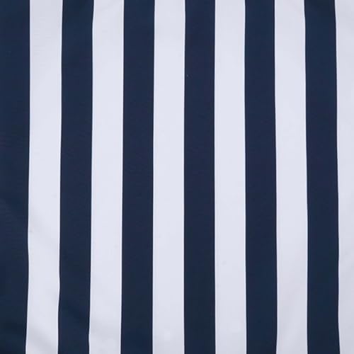 Stripes Navy Blue and White