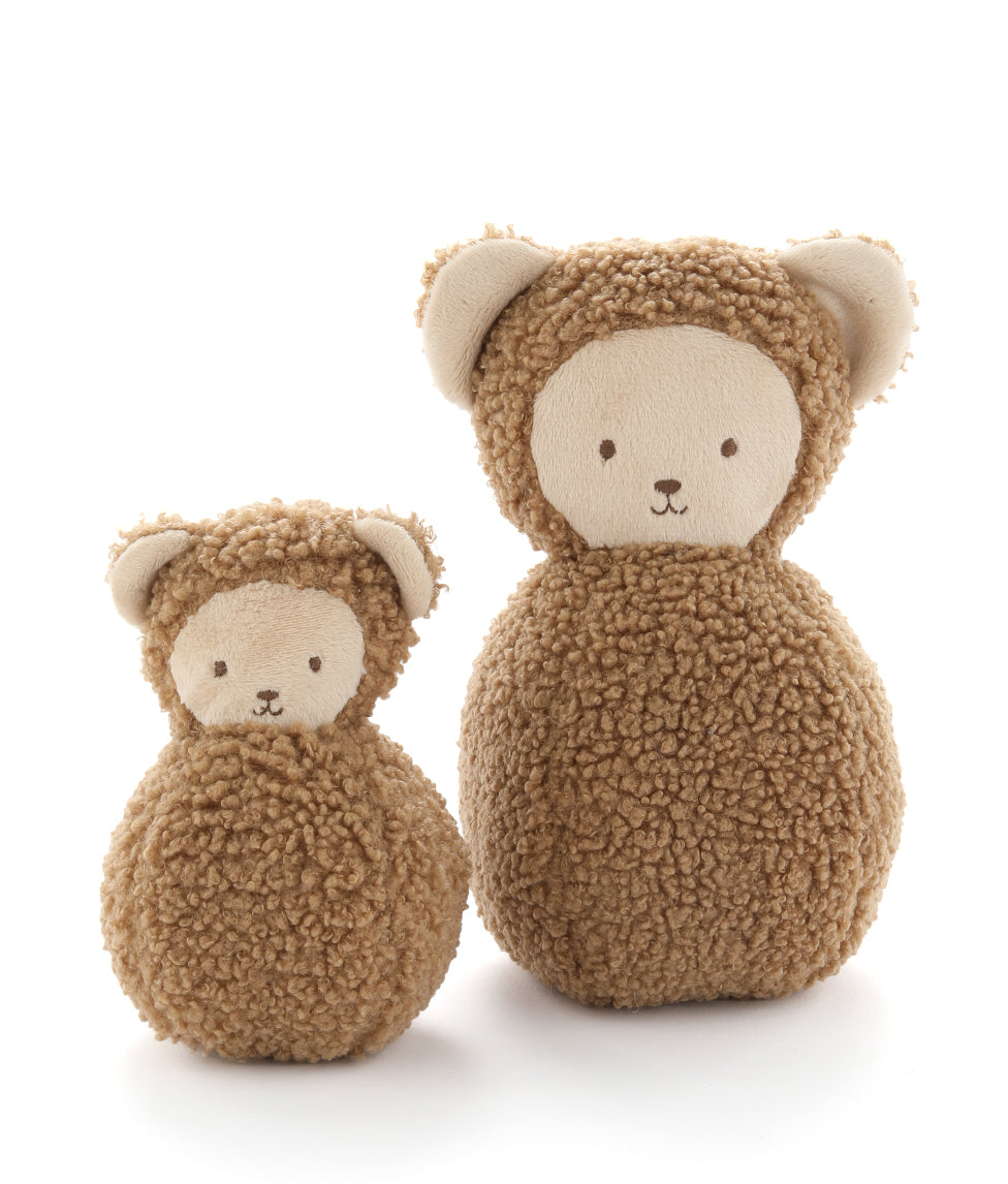 Roly Poly Jer Bear Set - Adorable Tumbling Toy for Kids & Collectors - Perfect for Playtime, Nursery Decor, and Gift Giving