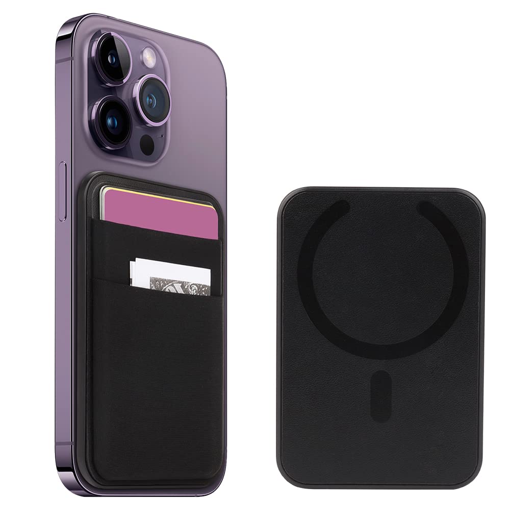 Magnetic Wallet for iPhone 15/14/13/12 Pro Max/Plus/Mini - Slim RFID Blocking Credit Card Holder with 5 Card Capacity | Perfect for Travel, Shopping & Everyday Use (Style-2)