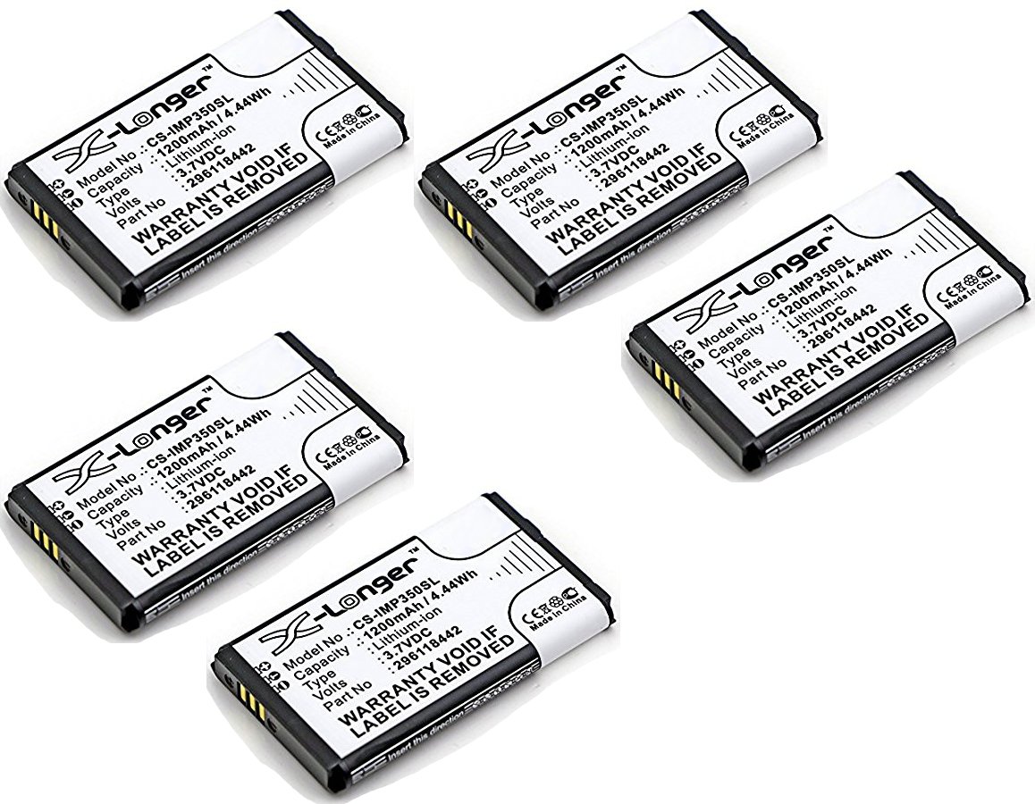 Synergy Digital Ingenico 296118442 Replacement Battery Combo-Pack - 5 x SDPOS-L1908 Batteries for Ingenico POS Terminals | Perfect for Retail Stores & Restaurants