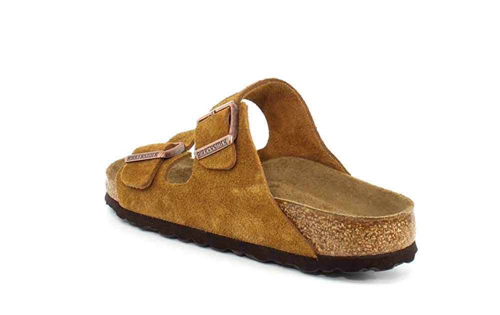 Birkenstock Arizona SFB Mink Sandals Size 40 - Comfortable Cork Footbed Slides for Women & Men | Perfect for Casual Wear, Beach, and Everyday Use