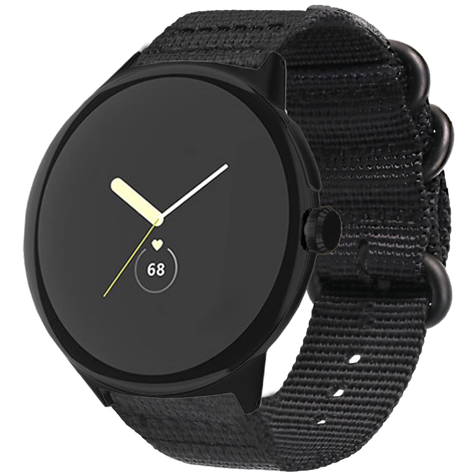 Breathable Adjustable Nylon Replacement Watch Band Strap for Google Pixel Watch - Comfortable Wristband for Women & Men | Perfect for Workouts, Running & Everyday Wear