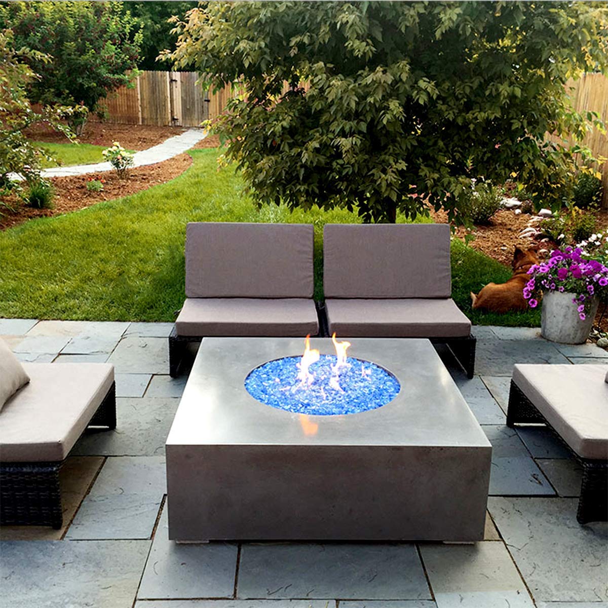 Skyflame Universal Gas Valve Key & 12-Inch Round Fire Pit Burner Ring - Heavy Duty Outdoor Fireplace Accessories for Patio, Backyard, and Camping