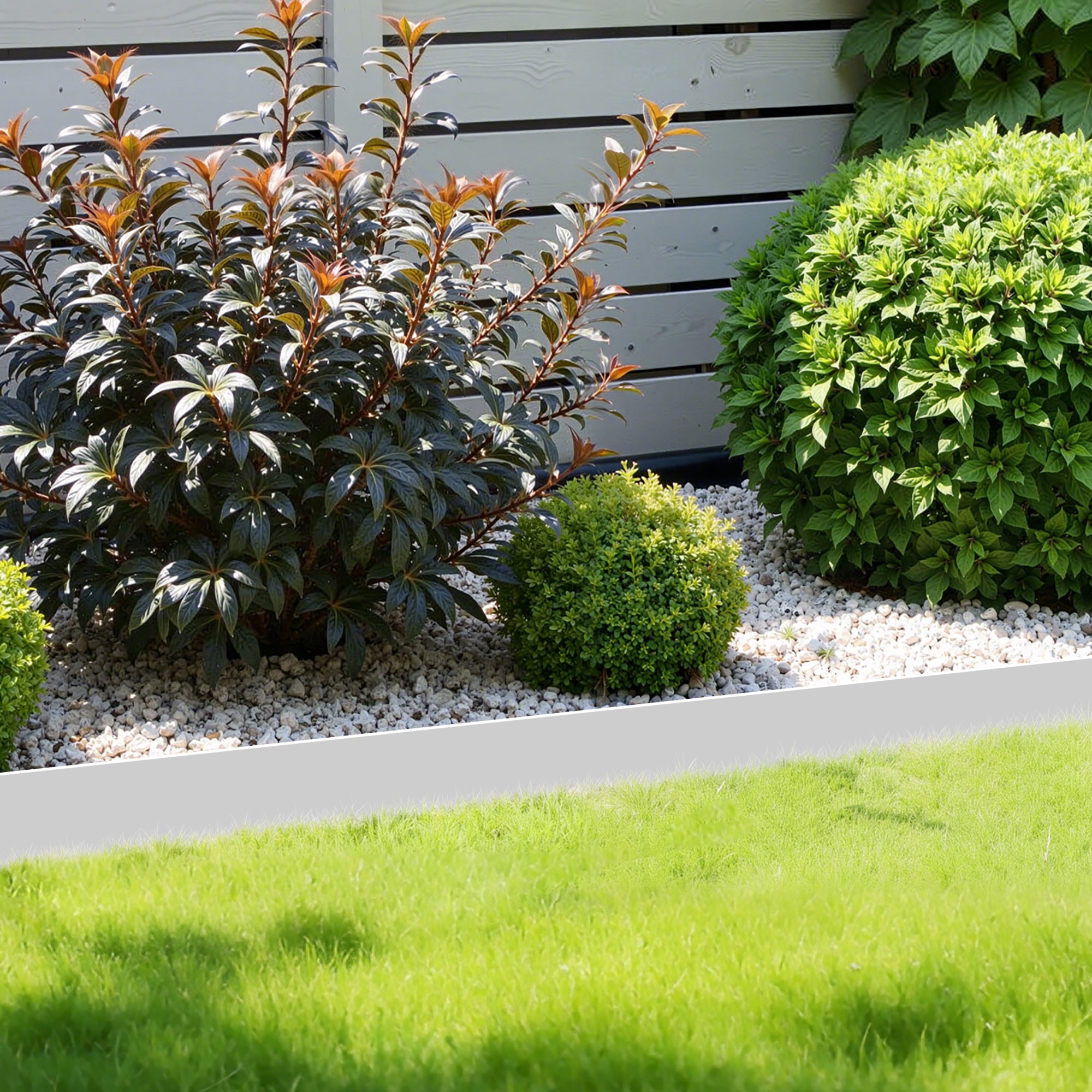 2 Pack Heavy Duty Corten Steel Landscape Edging - Durable Waterproof Garden Borders for Flower Beds, Walkways & Driveways | Rust-Resistant Outdoor Yard Edging