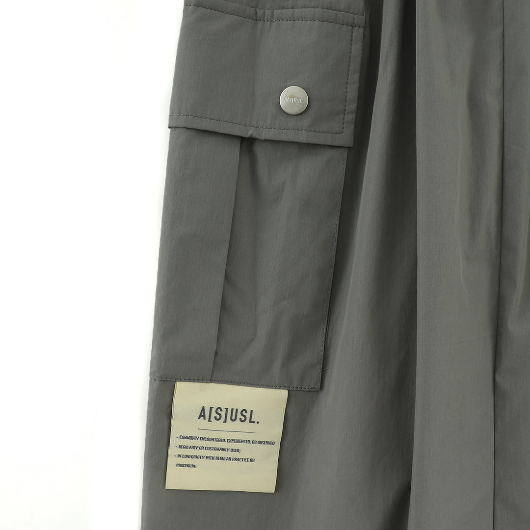 ASUSL Women's Cotton Nylon Blend Long Dress with Pockets - Charcoal Gray | Casual Maxi Dress for Summer, Beach, Travel & Everyday Wear