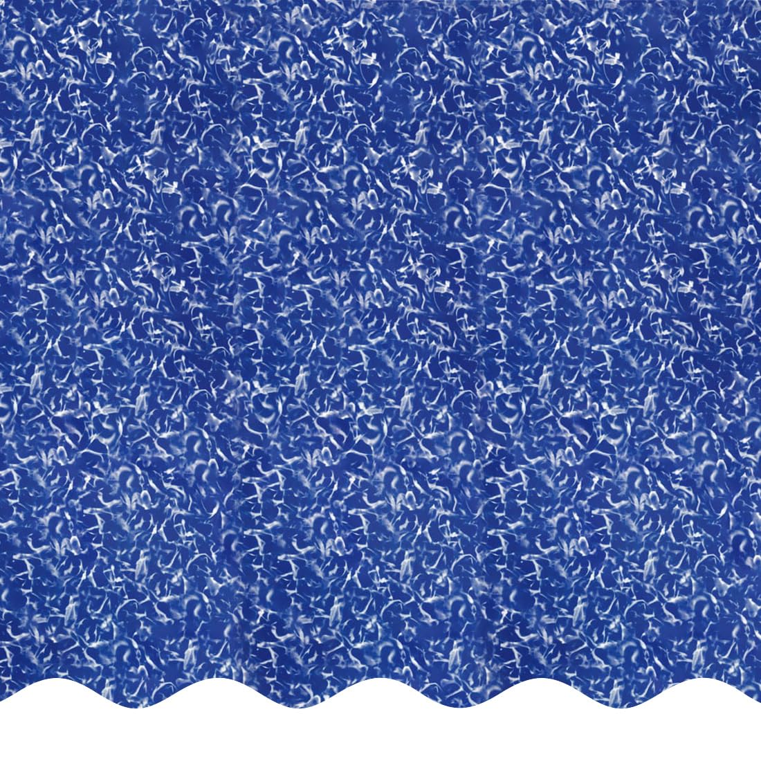 Smartline 15 ft Round Overlap Pool Liner for Above Ground Swimming Pools - 20 Gauge Virgin Vinyl, 54