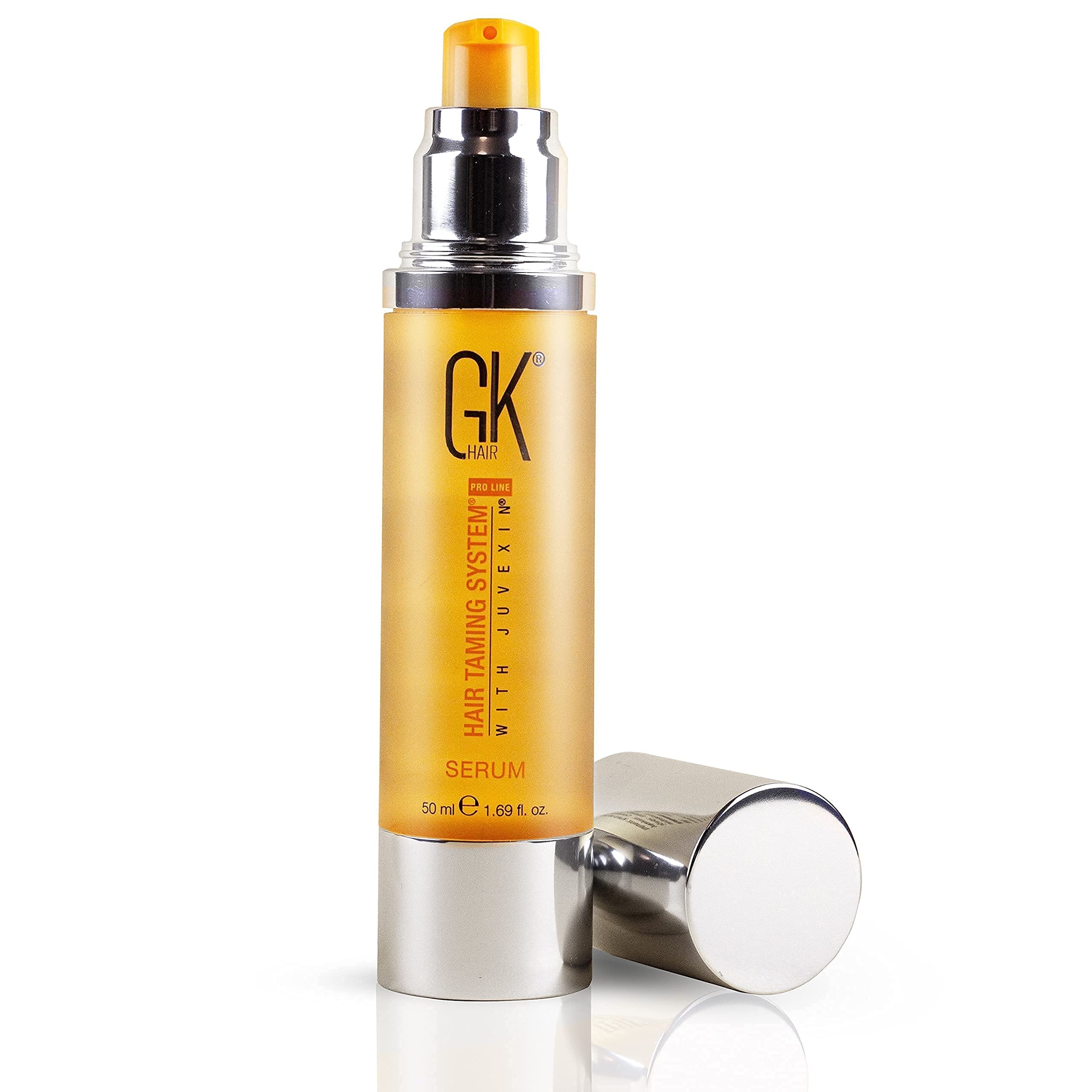 GK HAIR Global Keratin Moisturizing Shampoo & Conditioner Set (1000ml) with Pure Organic Argan Oil Serum (1.69 Fl Oz) - Hydrating & Repairing for Dry, Damaged Hair - Salon Quality Hair Care for Home Use