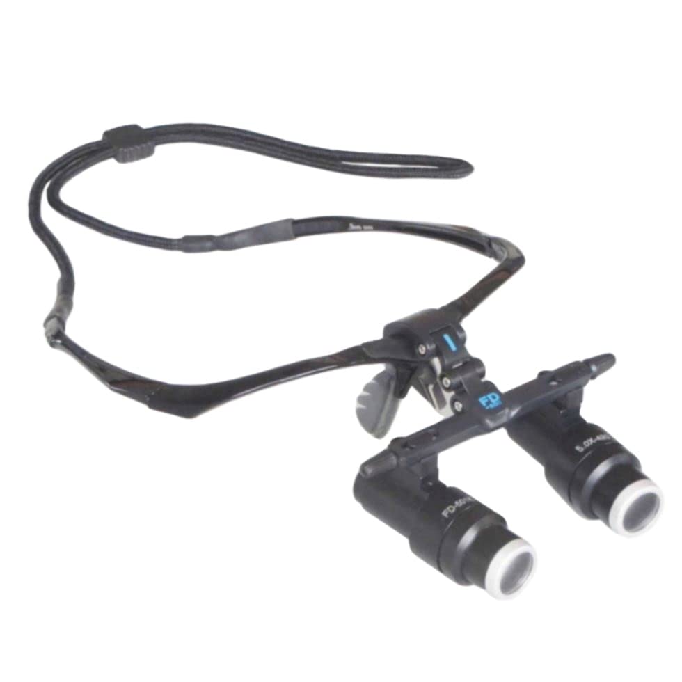 FD-501K 4.0X420mm Magnifying Binocular Loupe - Professional Medical Dental Glasses with LED Light for Dentists, Surgeons & Jewelers - Perfect for Precision Work & Detailed Inspections