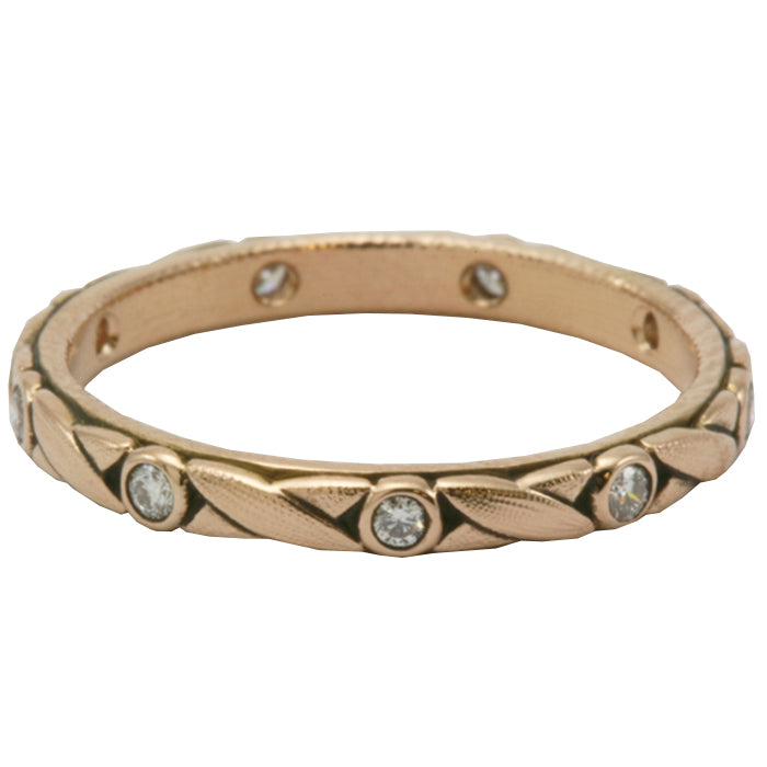 Alex Sepkus Crisscross Large Band Ring R 121RA - Elegant Jewelry for Women, Perfect for Weddings, Parties & Special Occasions