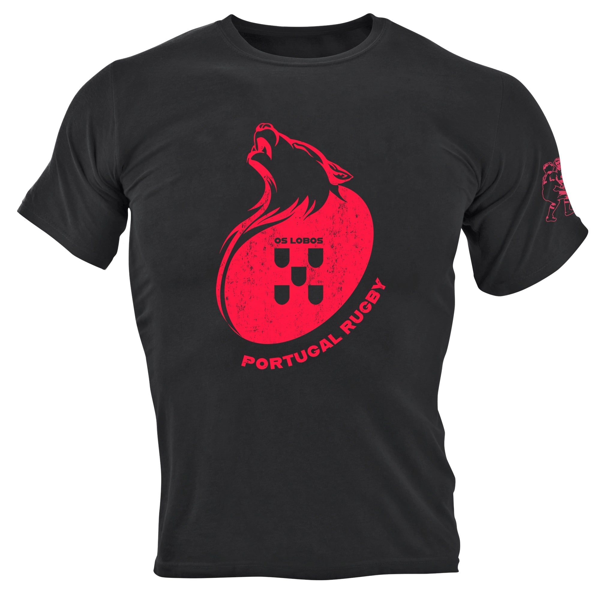 Portugal Rugby Logo T-Shirt - Official Team Jersey for Fans & Players - Comfortable Cotton Tee for Game Day & Casual Wear