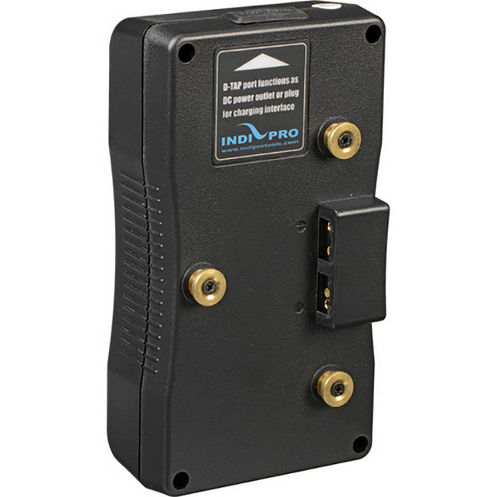 IndiPRO Compact Series 95Wh 14.8V Gold Mount Li-Ion Battery - High Capacity Rechargeable Power Solution for DSLR Cameras, LED Lights & Film Equipment - 10A Continuous Output with LCD Screen & LED Power Indicator - Perfect for Professional Videography, Photography & Studio Lighting